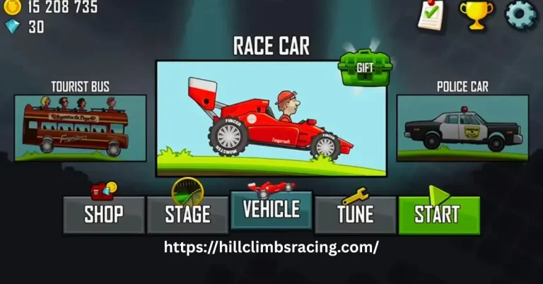 hill climb racing fastest car