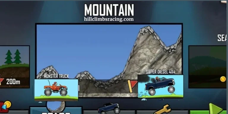 Hill Climb Racing MOD APK v1.69.0 2026 (Uang/Berlian dan Bahan Bakar Tak Terbatas) 16 Gunung Hill Climb