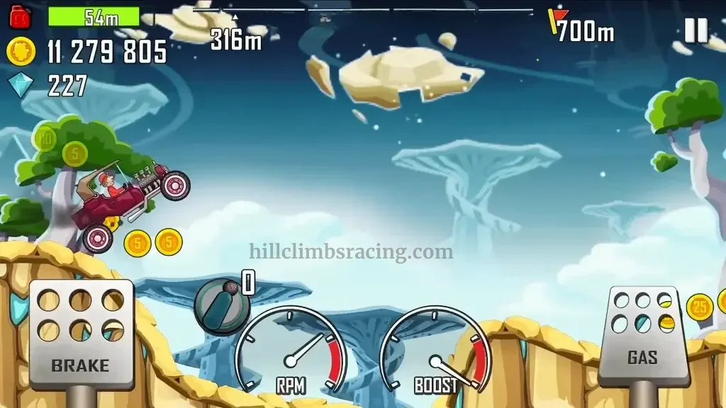 Hill Climb Racing MOD APK v1.69.0 2026 (Uang/Berlian dan Bahan Bakar Tak Terbatas) 7 Lebih Banyak Mobil, Lebih Seru